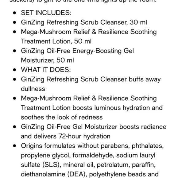 Origins Glow & Believe GinZeng & Mega-Mushroom Hydrating Glow Kit NEW - Picture 4 of 4